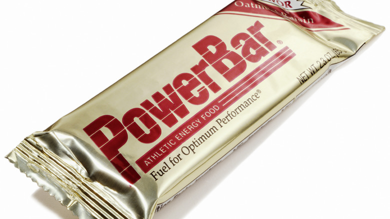 PowerBar oatmeal raisin in wrapper