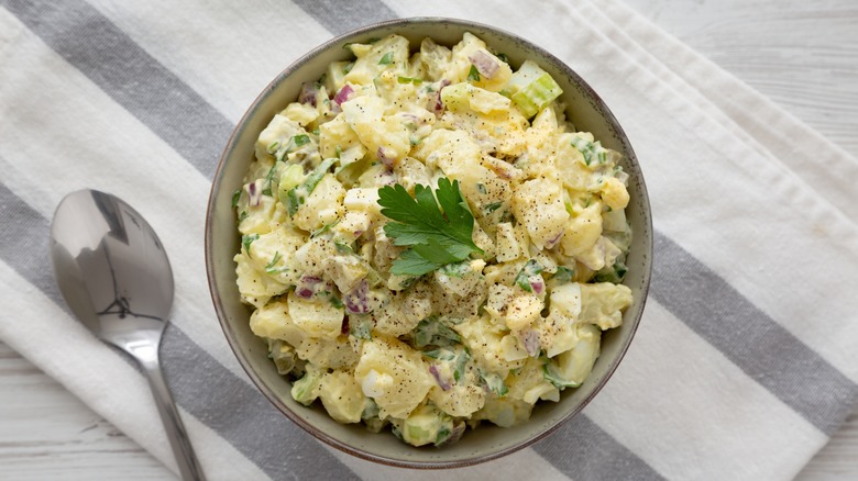 Bowl of potato salad