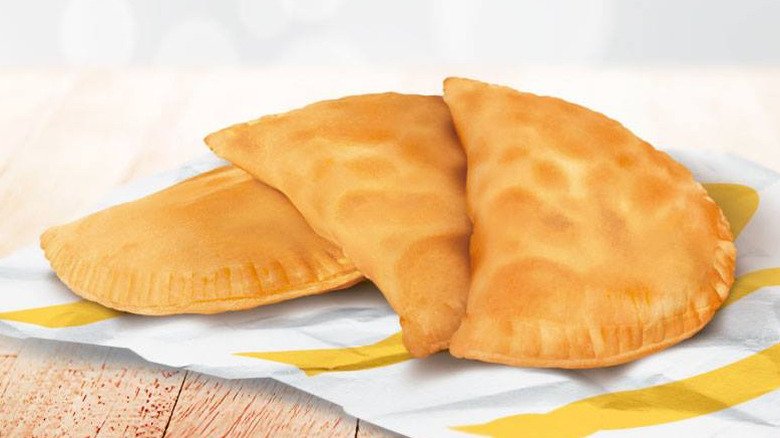 Empanadas on a McDonald's wrapper