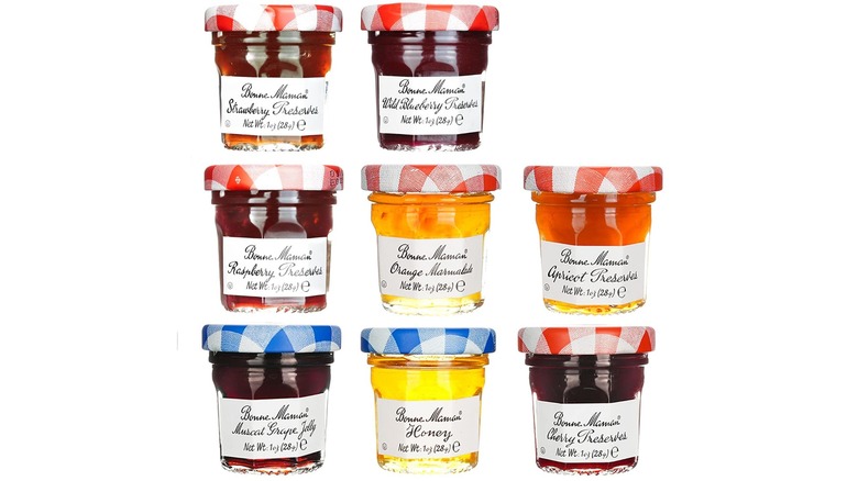 Mini jars of Bonne Maman Assorted Preserves