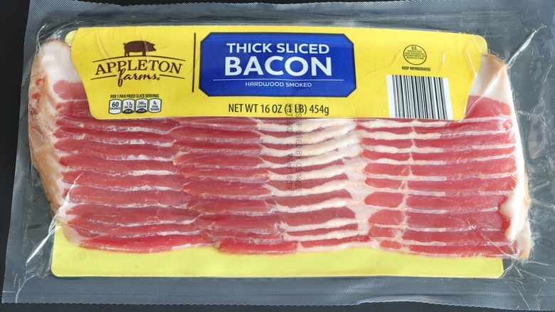 appleton farms Aldi bacon package