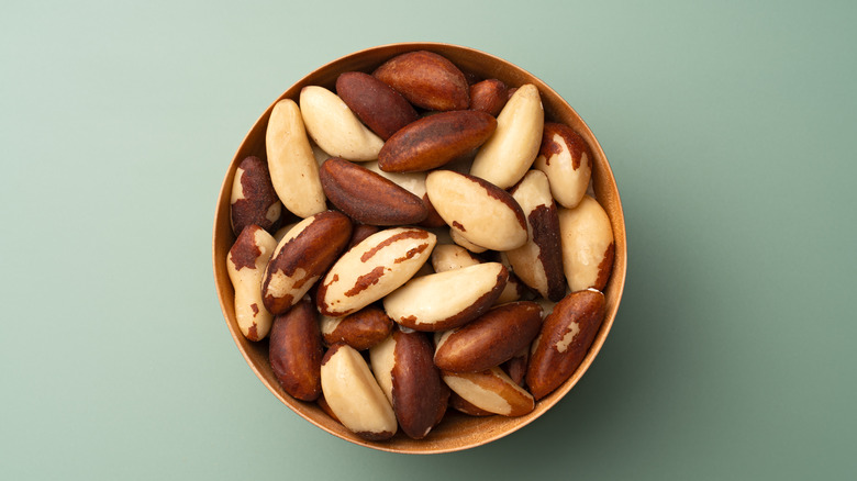 Bowl of Brazil nuts