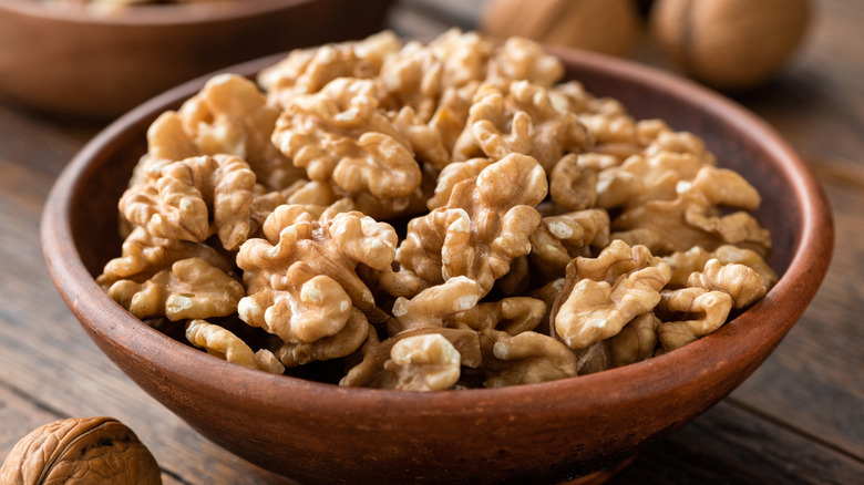 Bowl of walnuts