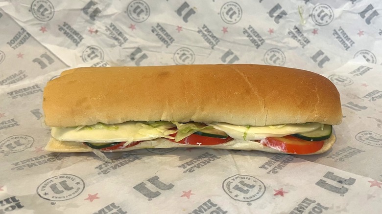 Jimmy John's veggie sandwich