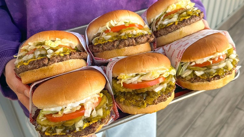 tray of Fatburgers