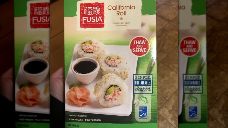 Fusia frozen California rolls