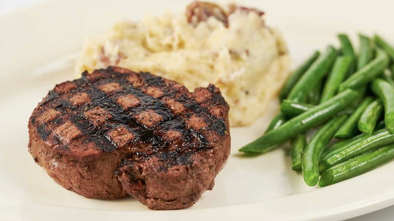 The Cheesecake Factory steak with sides