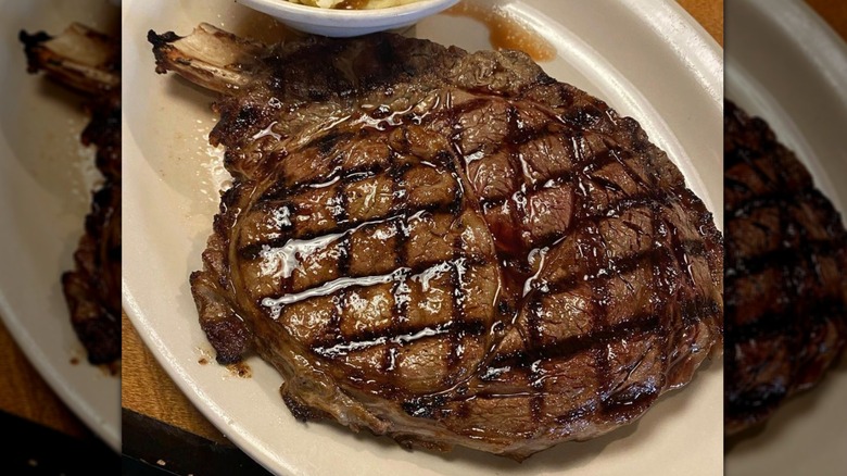 Texas Roadhouse steak on plate