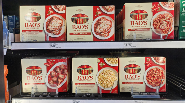 Rao's frozen meals at Target