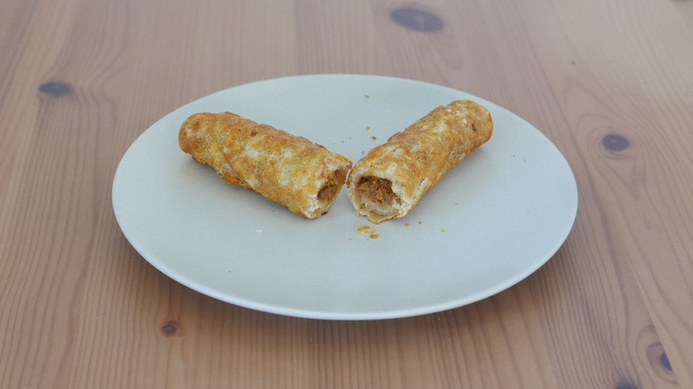 Beef taco taquito