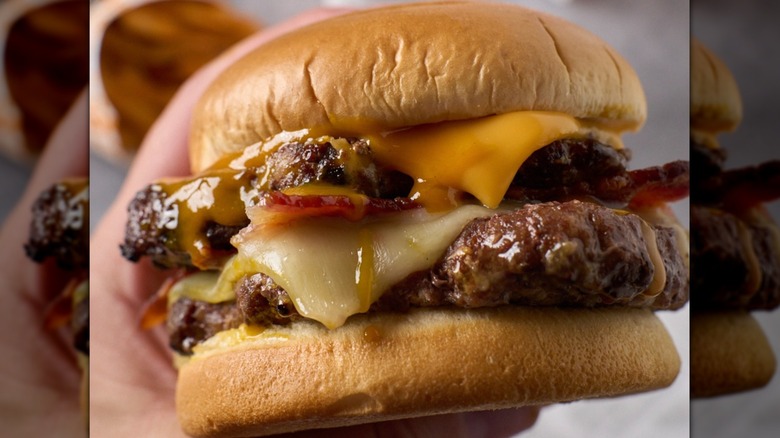 Close-up of Back Yard burger