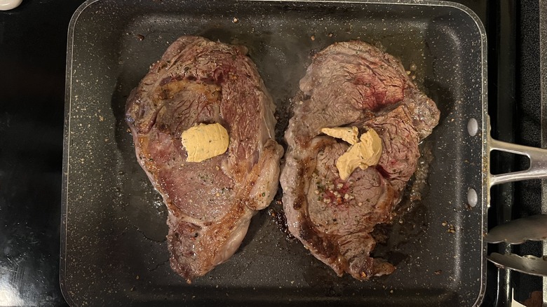 A.1. Steakhouse Butter on steaks