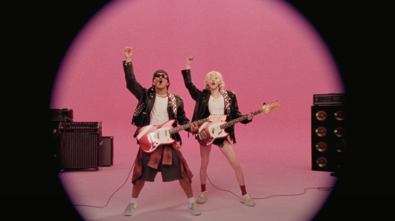 Rosé and Bruno Mars in "APT." music video