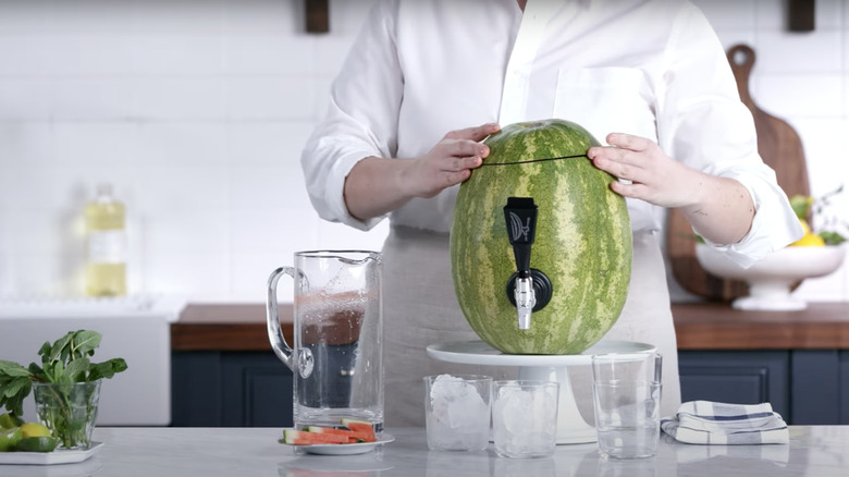 Building watermelon keg