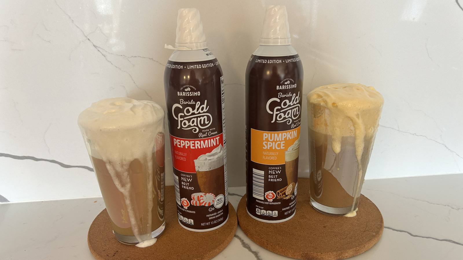 Aldi's Pumpkin Spice And Peppermint Cold Foam Review: A Cup Of Holiday Cheer