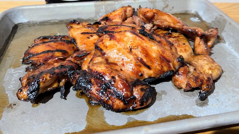 grilled teriyaki chicken thigh