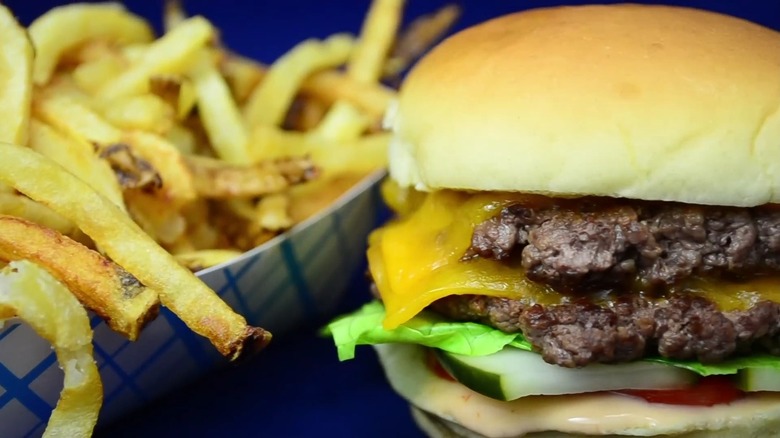 Elevation Burger's burger and fries