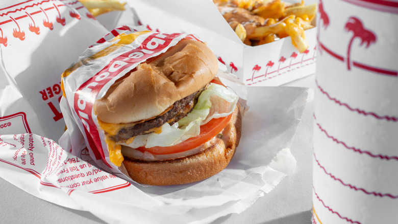 An In-N-Out burger