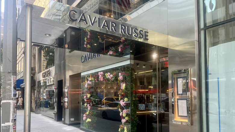 Caviar Russe restaurant in NYC