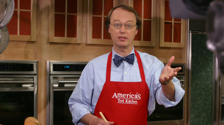 Christopher Kimball appearing on America's Test Kitchen