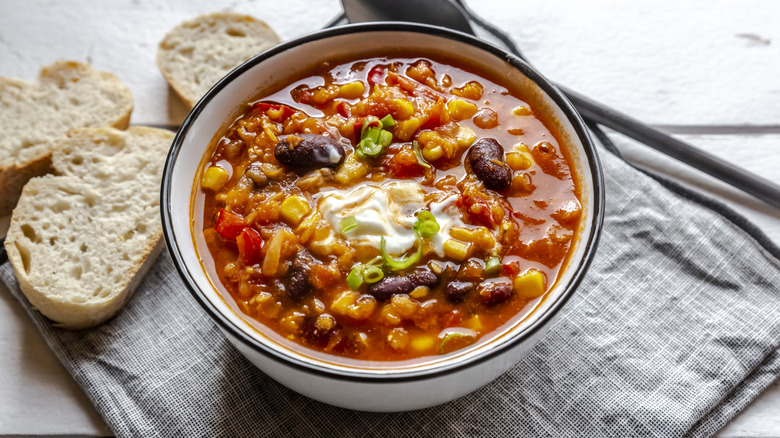 Chili with corn