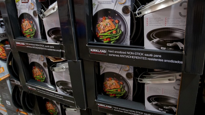 Sets of Costco non-stick cookware