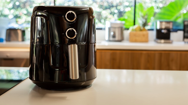 Air fryer on a counter