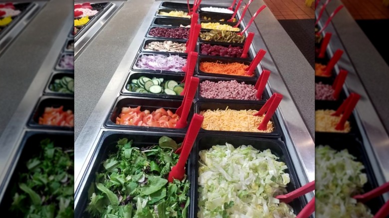 Bonanza Steakhouse salad bar