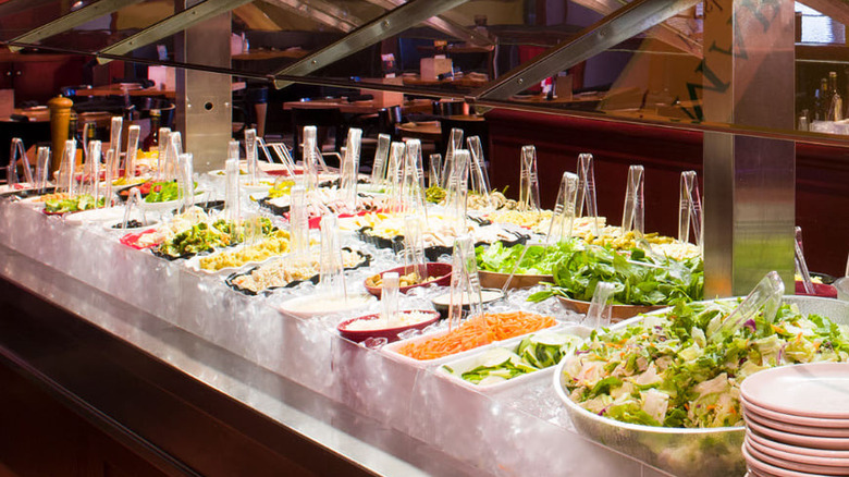 Charlie Brown's Steakhouse salad bar