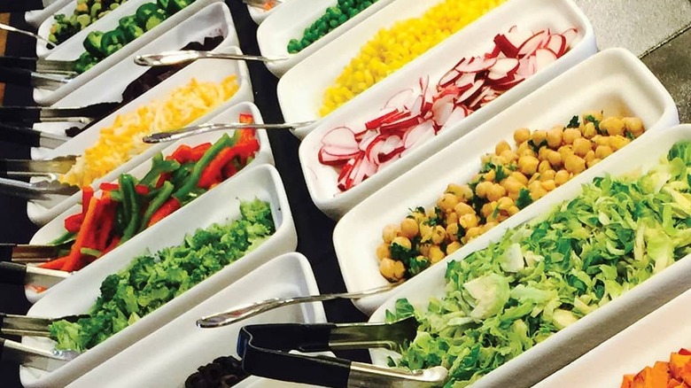 Sizzler salad bar