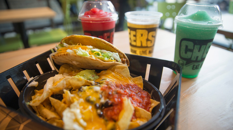 Food and liquor at Taco Bell Cantina