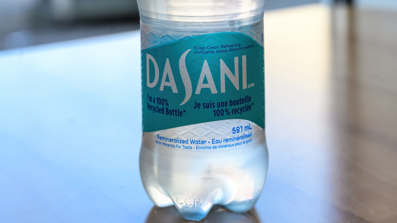 Bottle of Dasani water