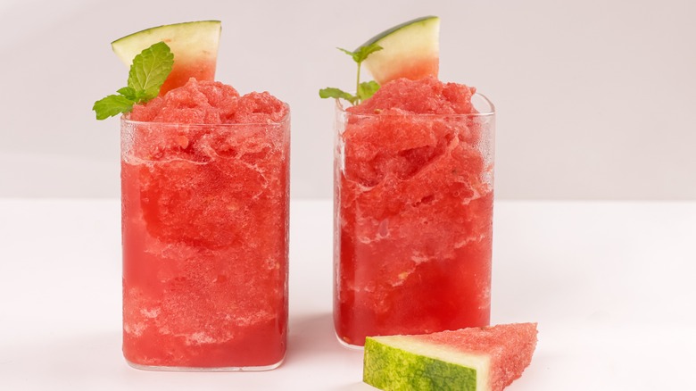 Watermelon slushies