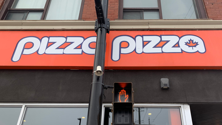 facade of Pizza Pizza store in Canada