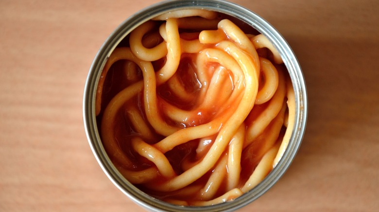 canned spaghetti from above