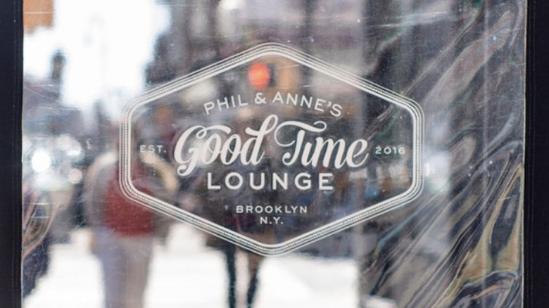 Phil and Anne's Good Time Lounge open door