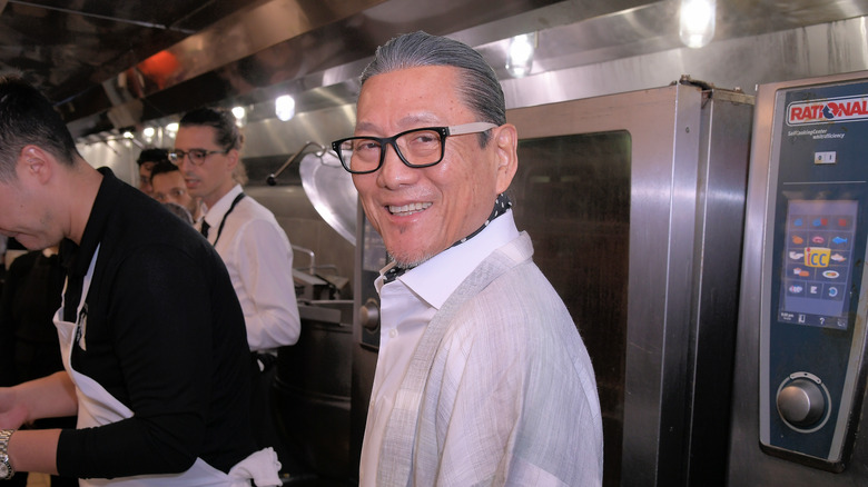 Masaharu Morimoto smiling