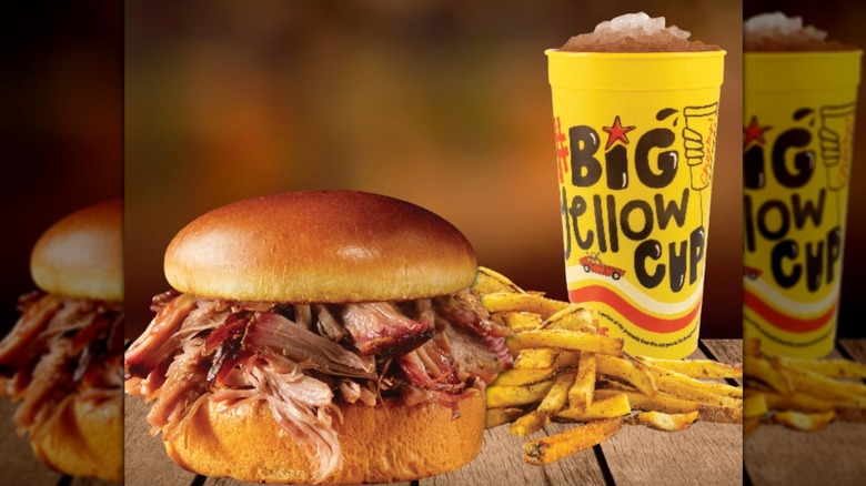 Dickey's Barbecue Pit pulled pork sandwich