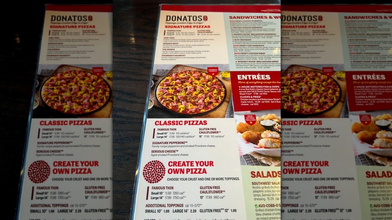 Red Robin menu