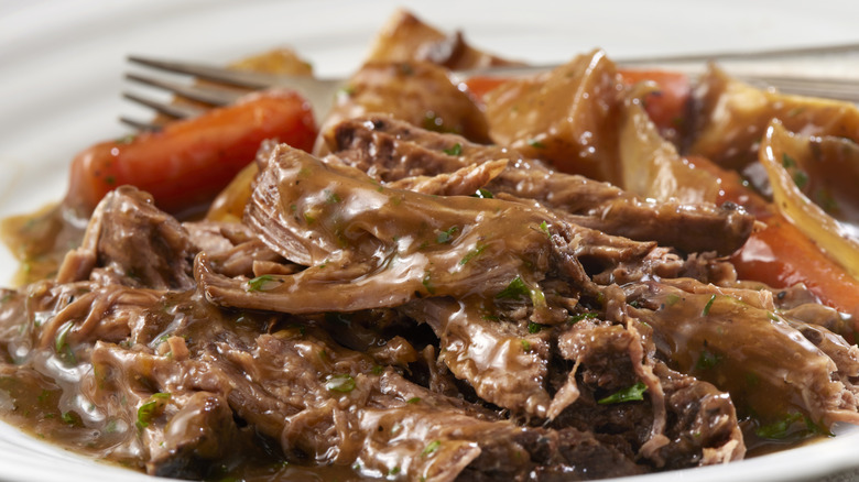 Pot roast with veggies