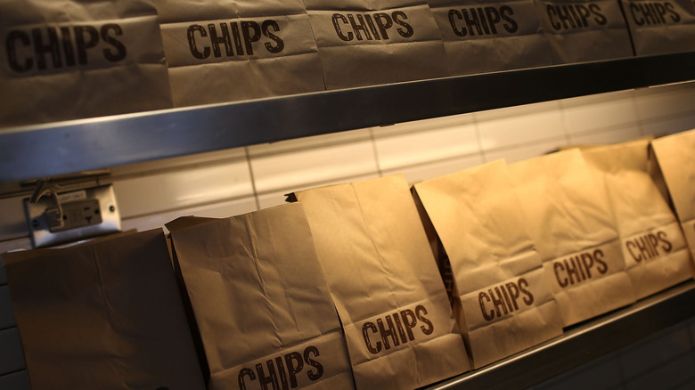 Bags of Chipotle chips