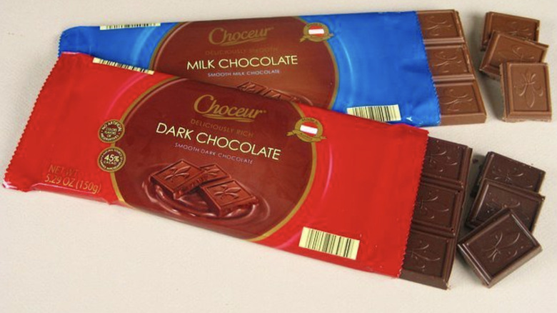 Pair of Choceur chocolate bars