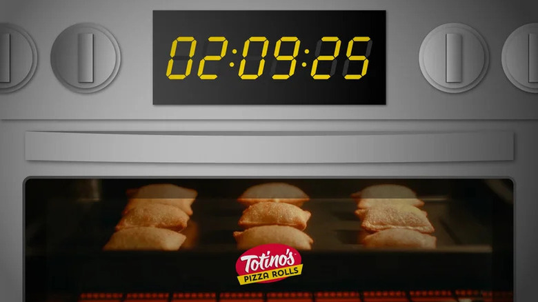 totino's pizza rolls in cartoon oven