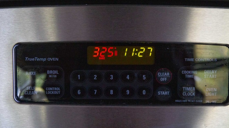 oven preheated to 325 F