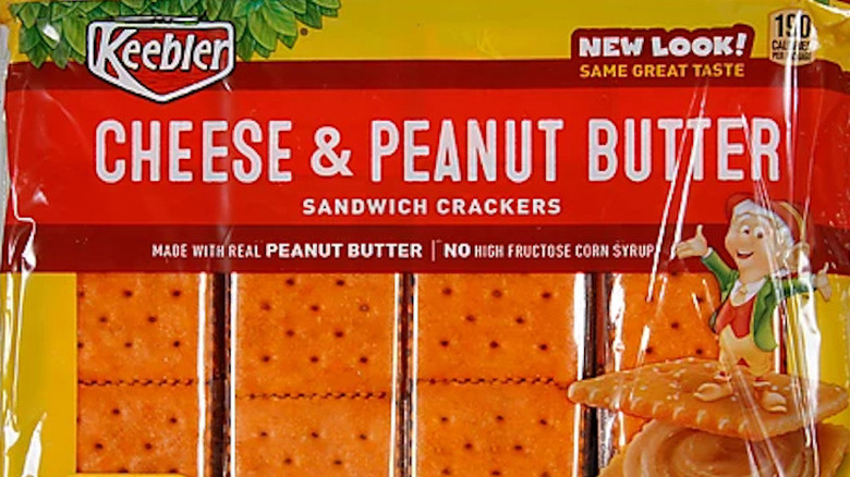 Keebler cheese and peanut butter crackers