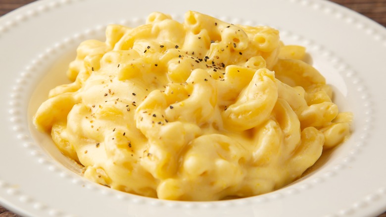 Macaroni and cheese in a bowl