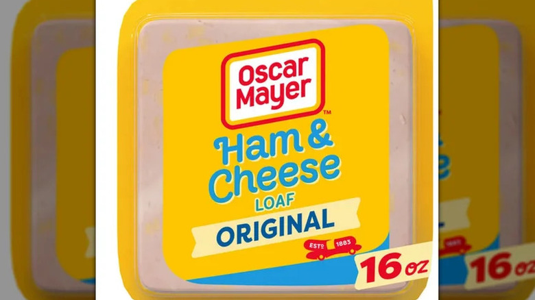 Oscar Mayer ham and cheese loaf in package