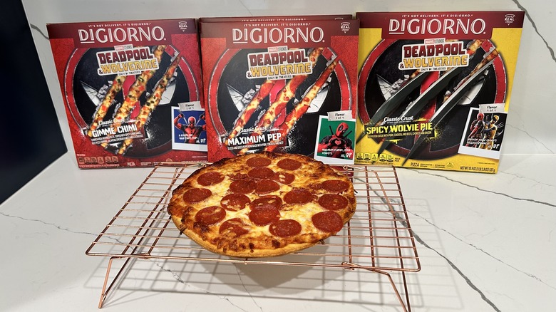 DiGiorno Maximum Pep pizza