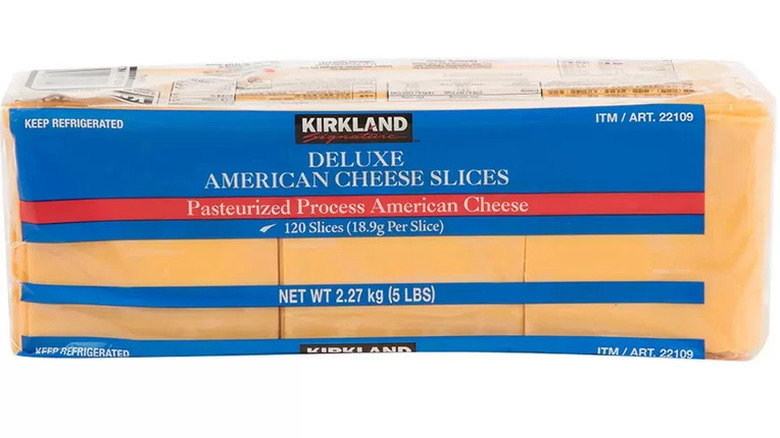 Kirkland Signature deluxe American cheese slices