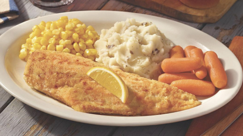 Haddock dinner at Cracker Barrel